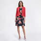 Womens Perceptions 3/4 Sleeve Floral Jacket Dress - image 1