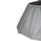 Northlight 27in. Silver Fabric Hexagonal Christmas Tree Collar - image 3