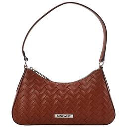 Nine West Junia Woven Embossed Shoulder Bag