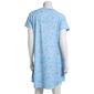Plus Size White Orchid Cloud Knit Garden Party Nightshirt - image 2