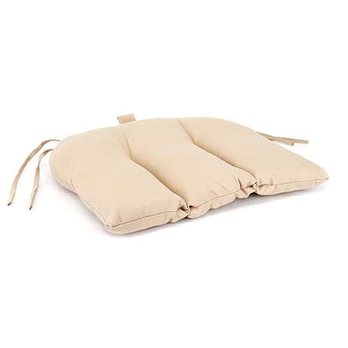 Jordan Manufacturing Antique Knife Edge Seat Cushion - Beige - image 