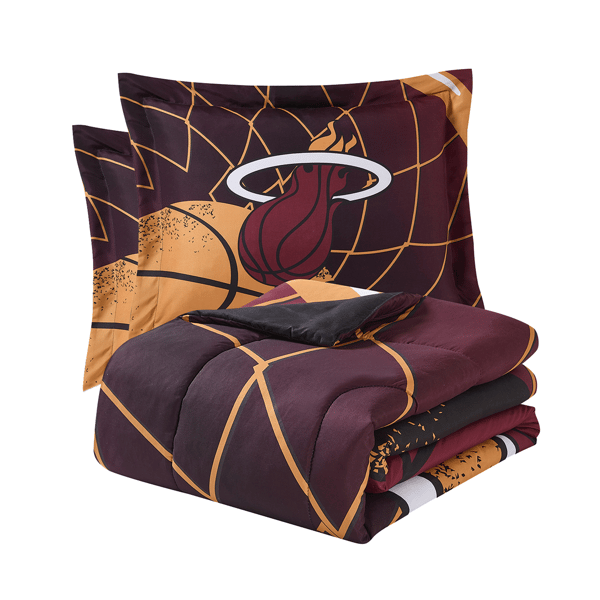 Sweet Home Collection NBA Miami Heat Comforter Set