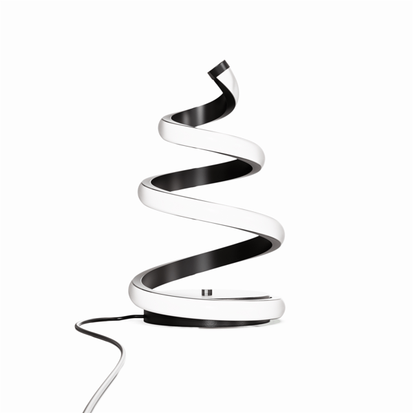 Infibrite Spiral 16in. LED Touch Dimming Table Lamp - image 