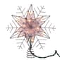 Kurt Adler 10-Light 10in. Silver Capiz Wire Snowflake Treetop - image 5