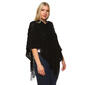 Plus Size White Mark Frostine Poncho Sweater - image 3