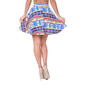 Womens White Mark Heidi Patterned Flare Skirt - image 2