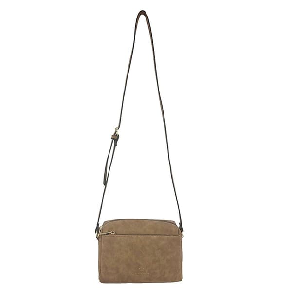 Nanette Lepore Riya Nubuck Triple Zip Crossbody - Boscov's