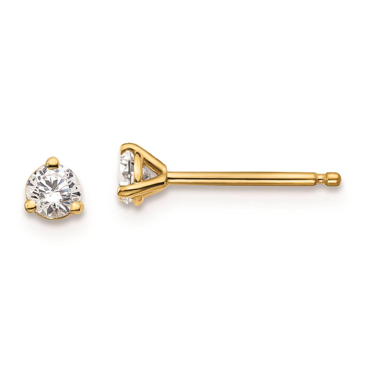 Pure Fire 14kt. Yellow Gold 1/5ctw. Lab Grown Diamond Earrings,Specials : American Fashion Style Bags On Sale
