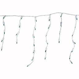 Northlight 3.5ft. 100ct. Green Mini Icicle Christmas Lights