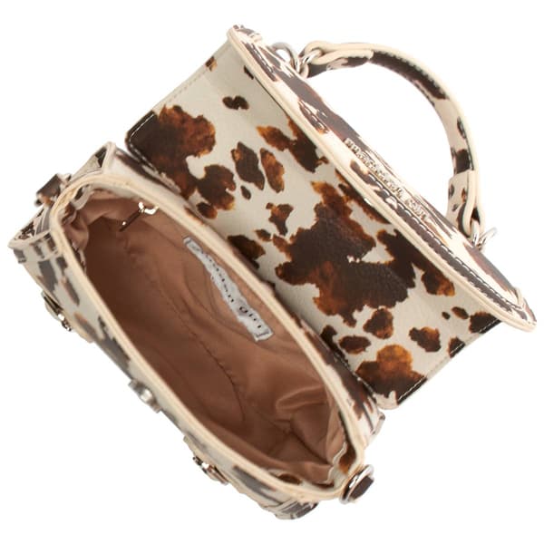 Madden Girl Cow Hide Top Handle Satchel