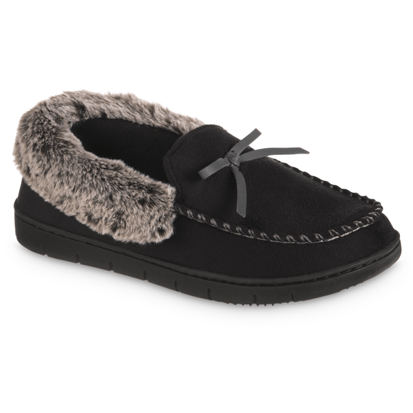 Womens Isotoner Microsuede Rae Moccasin Slippers - image 