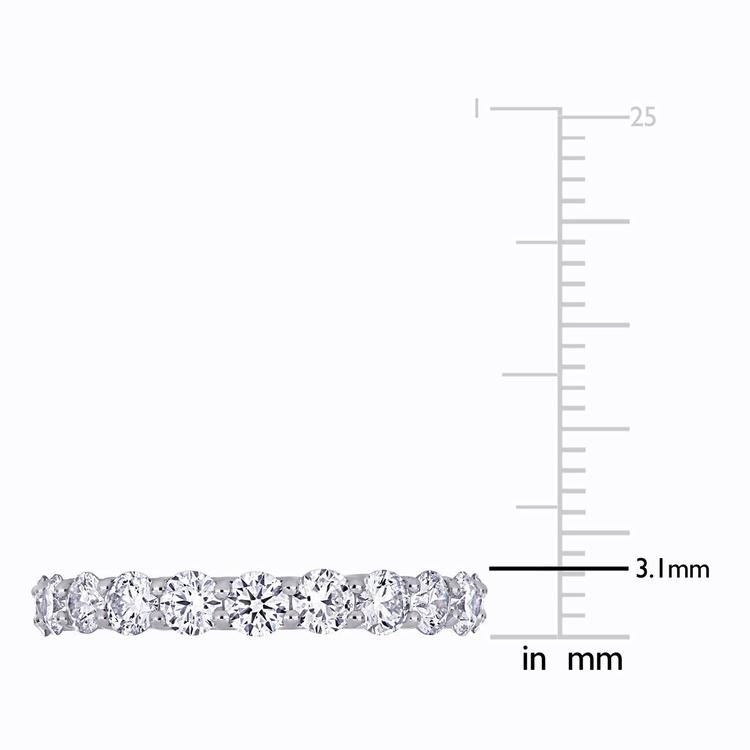 14kt. White Gold 2 1/5ctw. Lab Grown Diamond Band