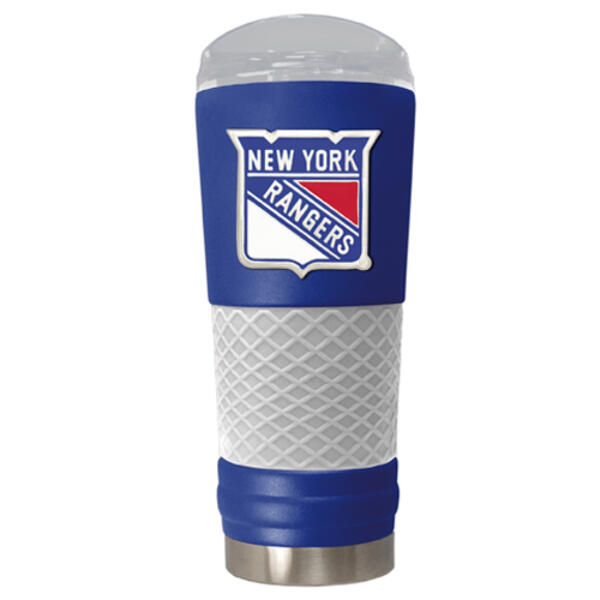 NHL New York Rangers DRAFT Powder Coated Stainless Steel Tumbler - image 