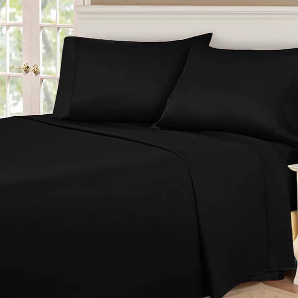 Superior Egyptian Cotton 530TC Solid Deep Pocket Sheet Set - image 