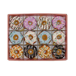 Kurt S. Adler Set of Twelve 2.75in Donut Ornament