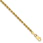 Unisex Gold Classics™ 2.75mm. 14k Diamond Cut Rope Chain Necklace - image 2