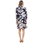 Womens Emma & Michele Long Sleeve Floral Ruffle Hem Shirtdress - image 2