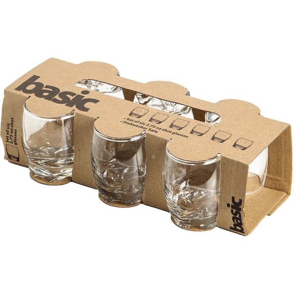 Home Essentials Basic 2.75oz. Shot Glasses - Set of 6 - image 