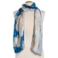 Womens Renshun Light Blue Floral Oblong Scarf - image 1