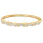 Accents by Gianni Argento Diamond Accent XO Bangle Bracelet - image 1