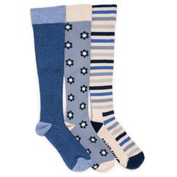Womens MUK LUKS® 3pk. Cotton KS Compression Knee High Socks