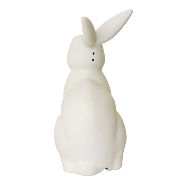 Simple Designs Porcelain Rabbit Shaped Animal Light Table Lamp