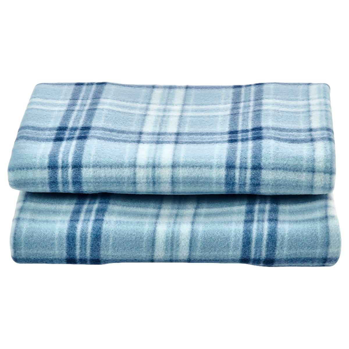 Ashley Cooper(tm) Icicle Plaid Fleece Sheet Set