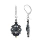 1928 Montana Blue Drop Earrings - image 1