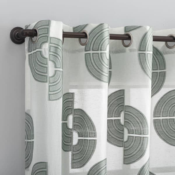 Udell Modern Woven Clip Grommet Panel Curtains