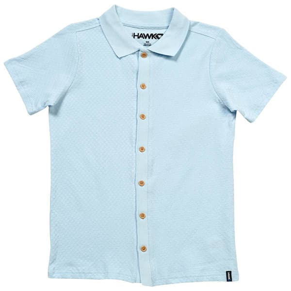 Boys (8-16) Tony Hawk Checkered Knit Button Down Shirt - image 