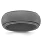 Mens Gentlemen''s Classics(tm) Grey Silicone 8mm Wedding Band - image 1