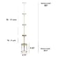 Lalia Home 1-Light Adjustable Cylindrical Clear Glass Pendant - image 8