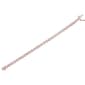 Haus of Brilliance Rose Gold over Silver Diamond Tennis Bracelet - image 4