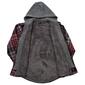 Mens Smith''s Sherpa Lined Flannel Shirt Jacket - Black/Red - image 2