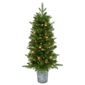Puleo International 2pc 3.5ft. Pre-Lit Oregon Fir Christmas Trees - image 1