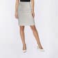 Petite Kasper Center Back Zip Bonded Lace Pencil Skirt - image 1