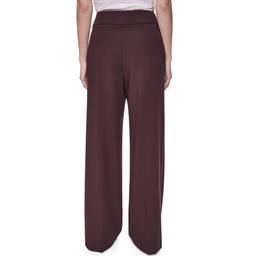 Womens Calvin Klein Mid Rise Side Button Wide Leg Dress Pants