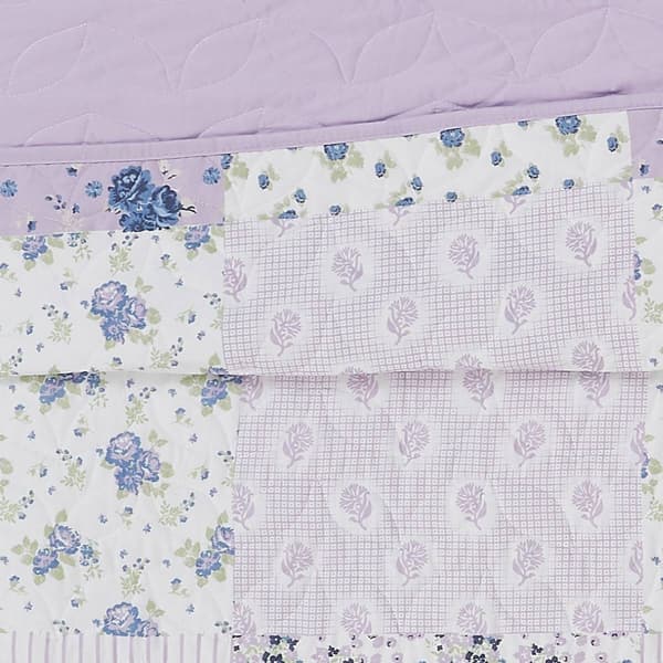 Cannon Elissa Patchwork Floral Quilt Set