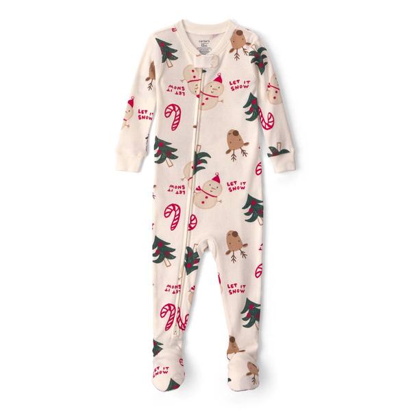 Baby Unisex (12-24M) Carter''s(R) Christmas Icon Footed Pajamas - image 