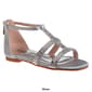 Big Girls Badgley Mischka Flat Rhinestone Dress Sandals - image 9