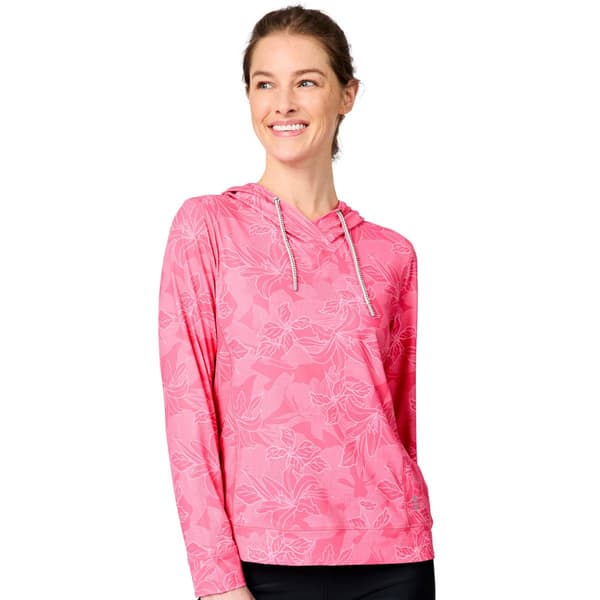 Womens Free Country Pullover Hooded Sunshirt - image 