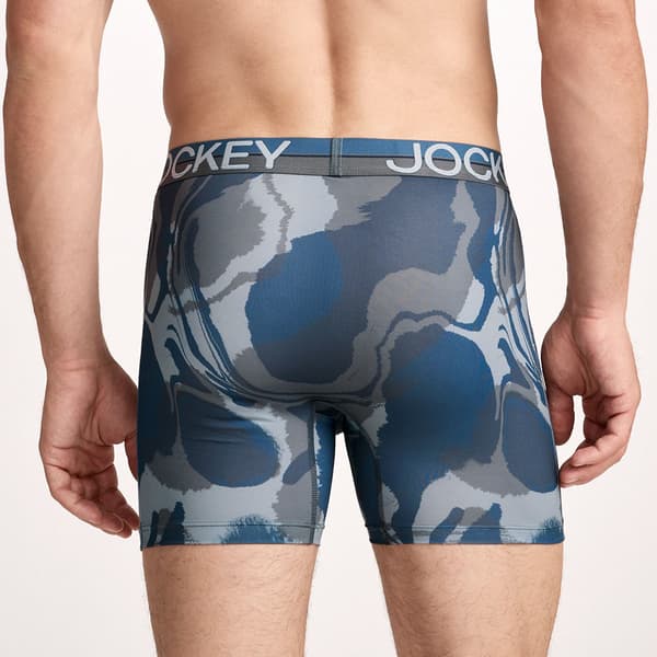 Mens Jockey® 3pk. Infinite Cool Boxer Briefs - Blue/Grey
