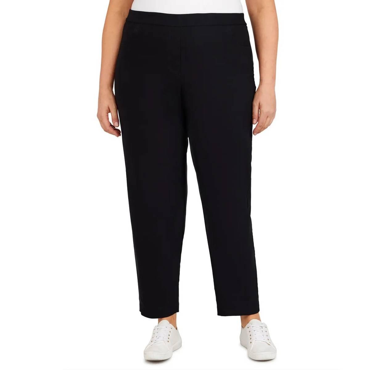 Open Video Modal for Plus Size Alfred Dunner Classics Allure Stretch Pants - Short