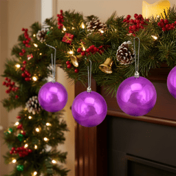 Northlight Shiny Purple Shatterproof Christmas Ball Ornament