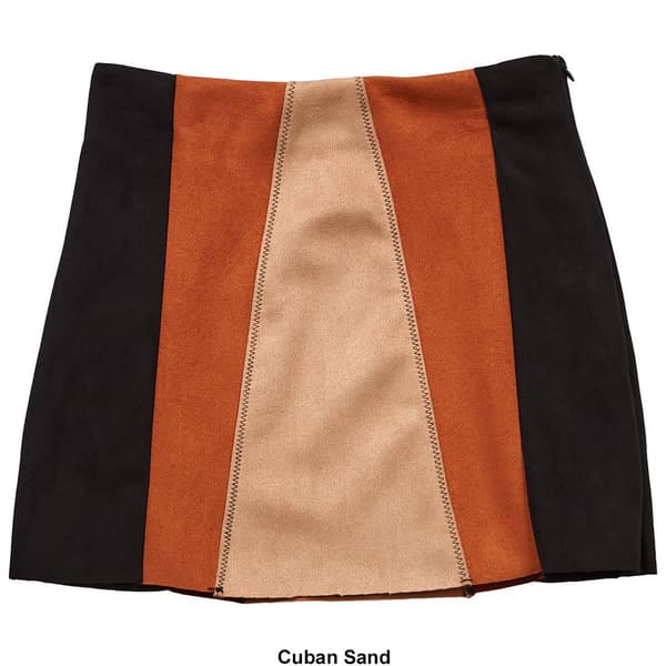 Girls &#40;7-16&#41; Jolie & Joy Suede Patchwork Skirt