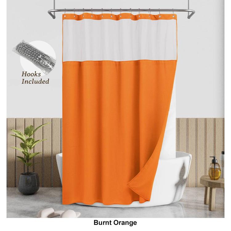 Awesome Home Waterproof Polyester Honeycomb Dobby Shower Curtain