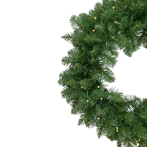 Northlight Seasonal LED Pre-Lit Pine Artificial Christmas Wreath