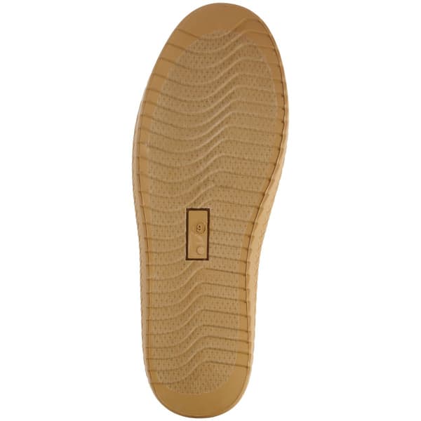 Womens Ashley Blue Canvas Stripe Slip On Flats