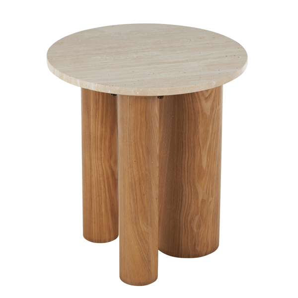 9th & Pike® Contemporary Brown Wood Accent Table
