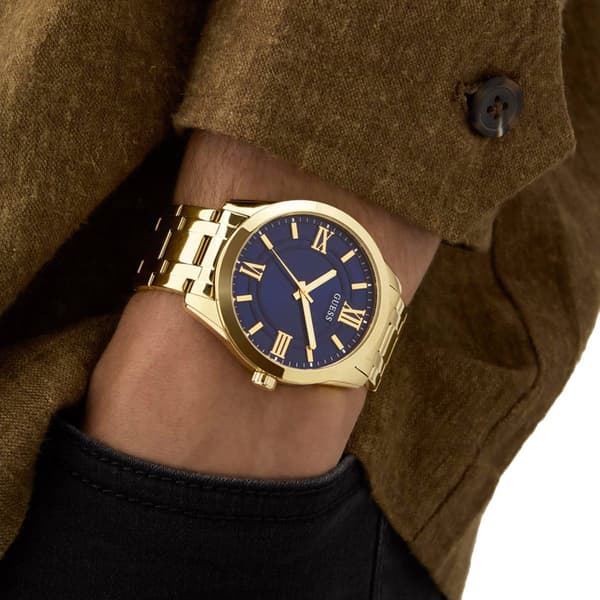 Mens GUESS Gold Tone Analog Watch - GW0893G5